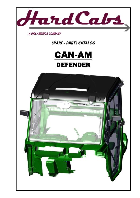 CAN AM DEFENDER CATALOG | Hard Cabs